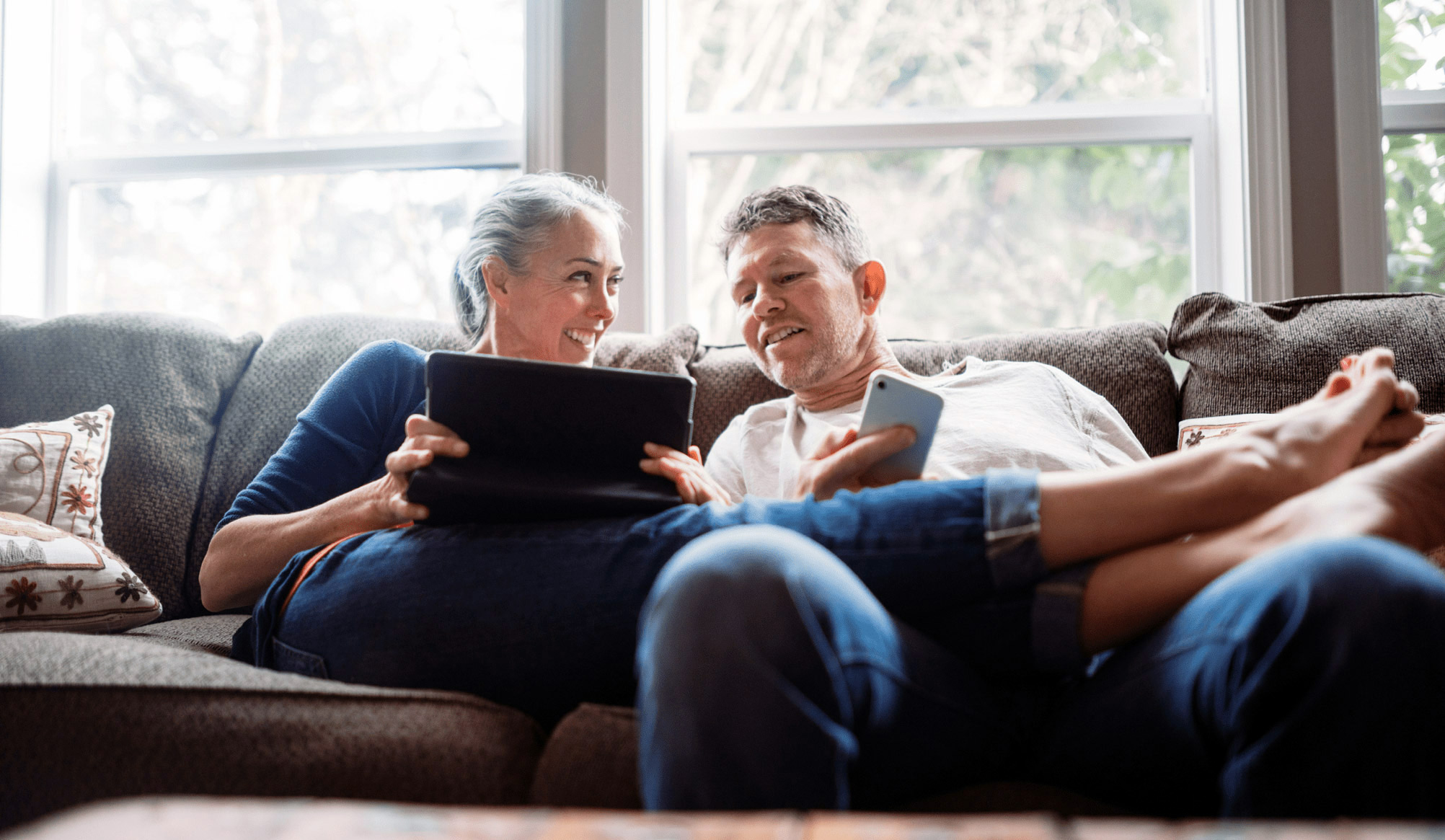 couple on couch